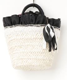 axes femme | リボンテープかごバッグ(かごバッグ)