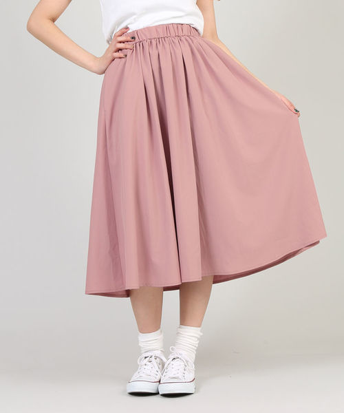 PUNYUS(プニュズ)の「ロングスカート(スカート・レディース・ブラック/ベージュ/ピンク・1/2/4/3)」の1枚目の写真