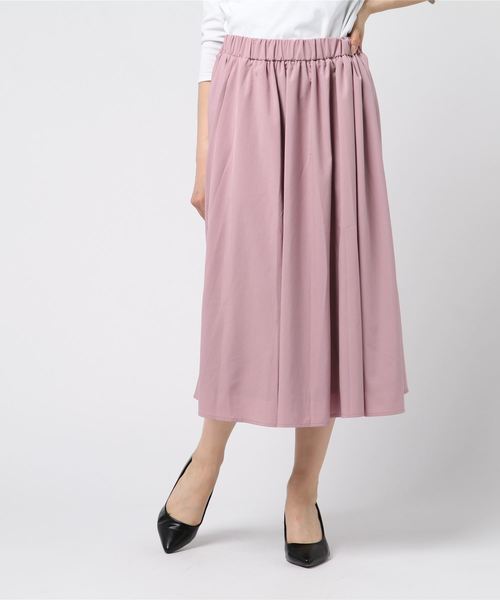 PUNYUS(プニュズ)の「ロングスカート(スカート・レディース・ブラック/ベージュ/ピンク・1/2/4/3)」の6枚目の写真