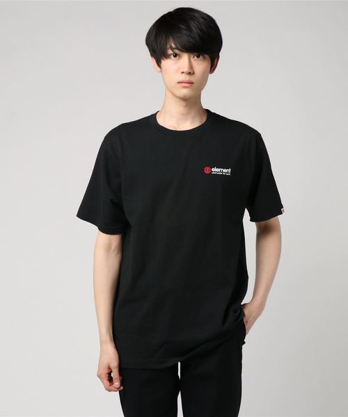 ELEMENT（エレメント）の「半袖 Tシャツ ELEMENT AJ021-311（Tシャツ/カットソー・メンズ・ブラック/ホワイト・M/L/XL）」の2枚目の写真