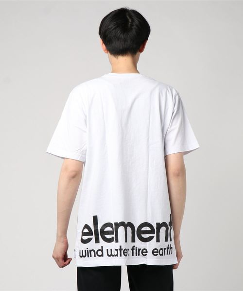 ELEMENT（エレメント）の「半袖 Tシャツ ELEMENT AJ021-311（Tシャツ/カットソー・メンズ・ブラック/ホワイト・M/L/XL）」の4枚目の写真
