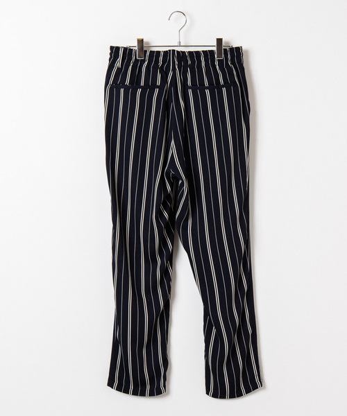 WEGO（ウィゴー）の「WEGO/ストライプイージーパンツ（スラックス・メンズ・ネイビー/ブラウン/ブラック・LARGE/MEDIUM）」の16枚目の写真