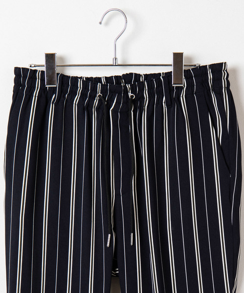 WEGO（ウィゴー）の「WEGO/ストライプイージーパンツ（スラックス・メンズ・ネイビー/ブラウン/ブラック・LARGE/MEDIUM）」の17枚目の写真