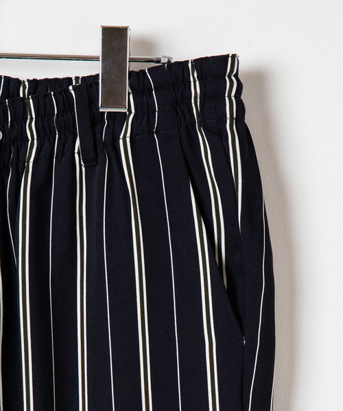 WEGO（ウィゴー）の「WEGO/ストライプイージーパンツ（スラックス・メンズ・ネイビー/ブラウン/ブラック・LARGE/MEDIUM）」の18枚目の写真