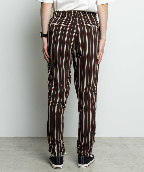WEGO（ウィゴー）の「WEGO/ストライプイージーパンツ（スラックス・メンズ・ネイビー/ブラウン/ブラック・LARGE/MEDIUM）」の22枚目の写真