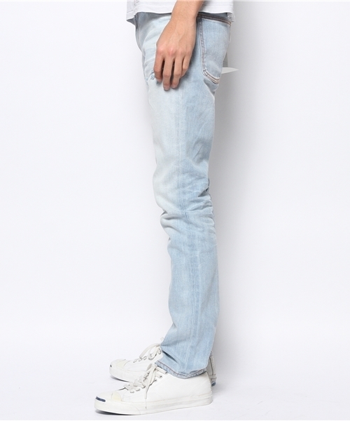 BEAMS(ビームス)の「○BIG JOHN / ニードルレッグ デニム加工(デニムパンツ・メンズ・ライトブルー・30inch/32inch/28inch)」の2枚目の写真