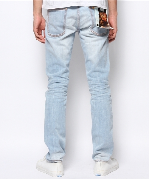 BEAMS(ビームス)の「○BIG JOHN / ニードルレッグ デニム加工(デニムパンツ・メンズ・ライトブルー・30inch/32inch/28inch)」の3枚目の写真