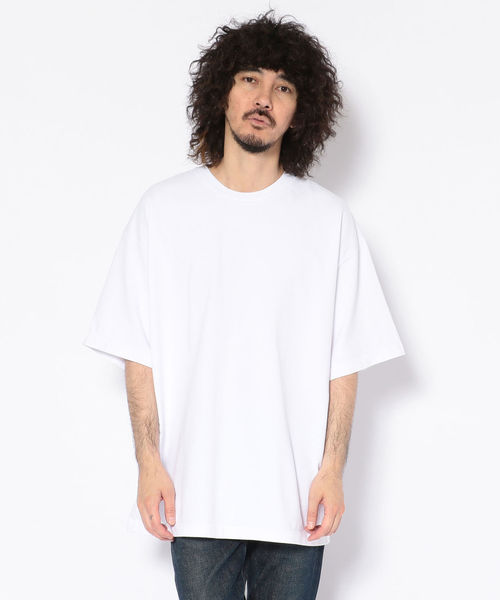LOS ANGELES APPAREL(ロサンゼルスアパレル)の「LOS ANGELES APPAREL limited line/ロサンゼルスアパレル リミテッドライン/UNISEX BIG TEE/ユニセックスビッグティー(Tシャツ/カットソー・メンズ・ホワイト/グレー/キャメル/セージグリーン・SMALL/MEDIUM/LARGE)」の2枚目の写真