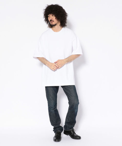 LOS ANGELES APPAREL(ロサンゼルスアパレル)の「LOS ANGELES APPAREL limited line/ロサンゼルスアパレル リミテッドライン/UNISEX BIG TEE/ユニセックスビッグティー(Tシャツ/カットソー・メンズ・ホワイト/グレー/キャメル/セージグリーン・SMALL/MEDIUM/LARGE)」の5枚目の写真