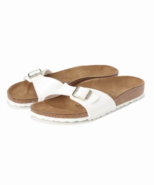 SLOBE IENA(スローブイエナ)の「BIRKENSTOCK Madridサンダル(サンダル・レディース・ホワイト/カーキ・38/36/37)」の2枚目の写真