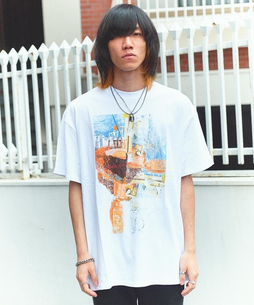 GGD SELECT(ジージーディー セレクト)の「グラフィックプリントTee(Tシャツ/カットソー・メンズ・ホワイト/ブラック・M/L)」の13枚目の写真