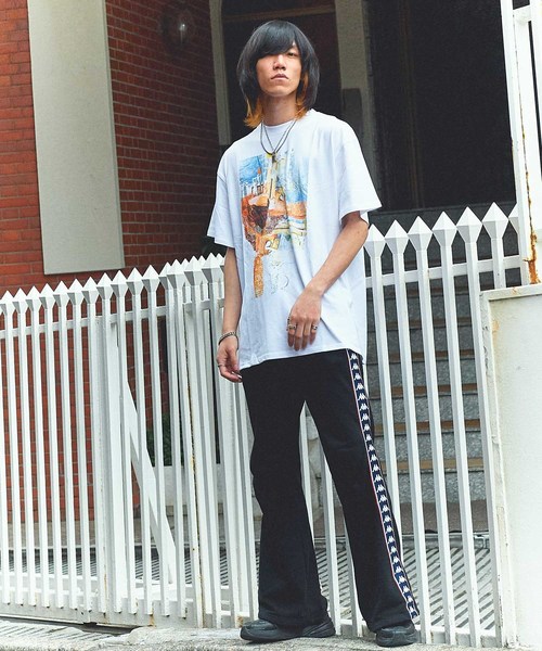 GGD SELECT(ジージーディー セレクト)の「グラフィックプリントTee(Tシャツ/カットソー・メンズ・ホワイト/ブラック・M/L)」の15枚目の写真