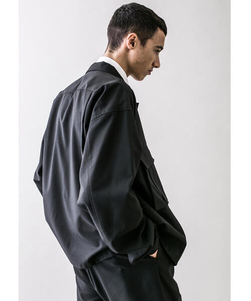 MONKEY TIME（モンキータイム）の「＜monkey time＞ TW TWILL CROPPED CPO/クロップドジャケット（ブルゾン・メンズ・ブラック/オリーブ・M/S/L/XL）」の7枚目の写真