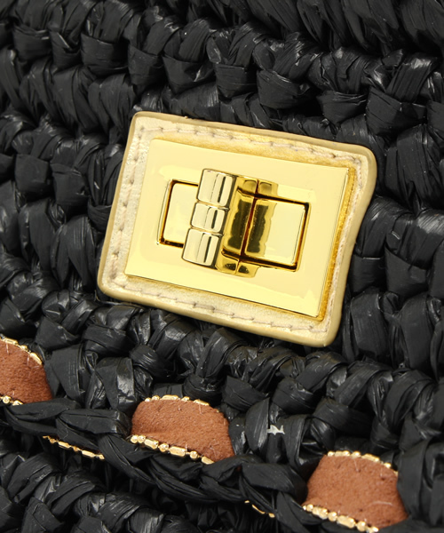 ROSE BUD（ローズバッド）の「(LUNA LLENA)717PM297 BOLSO SMALL SHOULDER BAG（ショルダーバッグ・レディース・ブラック/ベージュ/グリーン・ONE SIZE）」の7枚目の写真