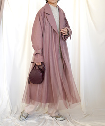 Eimee Law | 【Eimee Law】チュールドッキングフレアトレンチコート(トレンチコート)