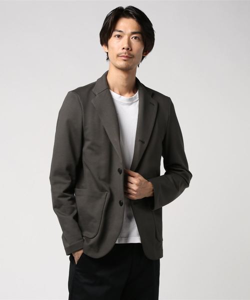 08sircus ジャガードニットジャケット GRAY サイズ1（Sサイズ相当）〔代引不可〕 08sircus ジャガードニットジャケット GRAY サイズ2（Mサイズ相当