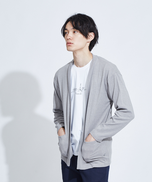 ABAHOUSE GRAY(�A�o�n�E�X�O���C)�́y�W�J�X�܌���z�X�g���b�`�t���C�X �{�^�����X�J�[�f�B�K��(�J�[�f�B�K��)