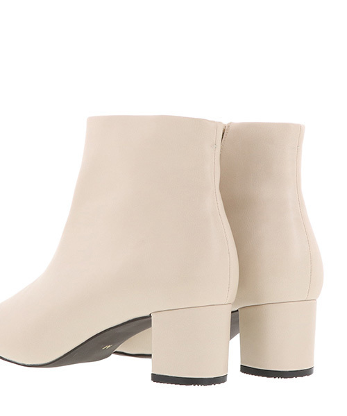 RANDA（ランダ）の「ストレスフリー/ソフトスクエアトゥショートブーツ（ブーツ・レディース・ブラック/アイボリー/キャメル/その他・LL/S/M/L）」の13枚目の写真