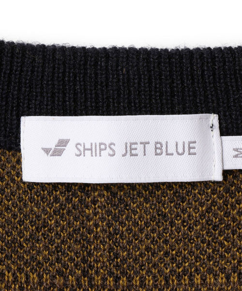 SHIPS JET BLUE（シップスジェットブルー）の「SHIPS JET BLUE: 【MEN'S NON-NO 11月号 p.137掲載】《洗濯 可能》パターン ジャカード クルーネック ニット（ニット/セーター・メンズ・ブラック/ブラウン/カーキ/ライトオリーブ・X-SMALL/SMALL/MEDIUM/LARGE）」の15枚目の写真