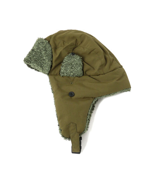BURLAP OUTFITTER（バーラップアウトフィッター）の「BURLAP OUTFITTER / アビエイター ハット ＜UNISEX＞（キャップ・メンズ・チャコールグレー/オリーブ・ONE SIZE）」の4枚目の写真
