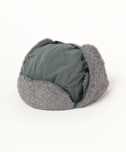 BURLAP OUTFITTER（バーラップアウトフィッター）の「BURLAP OUTFITTER / アビエイター ハット ＜UNISEX＞（キャップ・メンズ・チャコールグレー/オリーブ・ONE SIZE）」の9枚目の写真