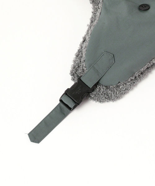 BURLAP OUTFITTER（バーラップアウトフィッター）の「BURLAP OUTFITTER / アビエイター ハット ＜UNISEX＞（キャップ・メンズ・チャコールグレー/オリーブ・ONE SIZE）」の7枚目の写真