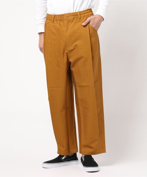 whideout.（ファイドアウト）の「CIRCUS ワイドパンツ｜whideout.(ファイドアウト)（その他パンツ・メンズ・ホワイト/エメラルドブルー/ブラック/ベージュ/グリーン/マスタード・2/4/3）」の6枚目の写真
