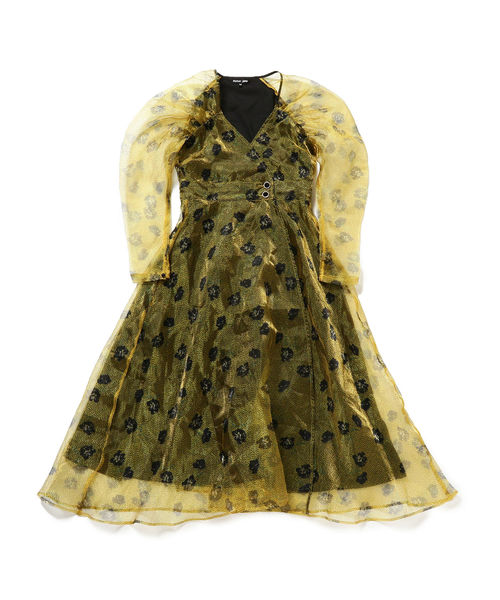 Ray BEAMS（レイビームス）の「sister jane / Maxi Wrap Dress（ワンピース・レディース・イエロー・SMALL/MEDIUM）」の3枚目の写真