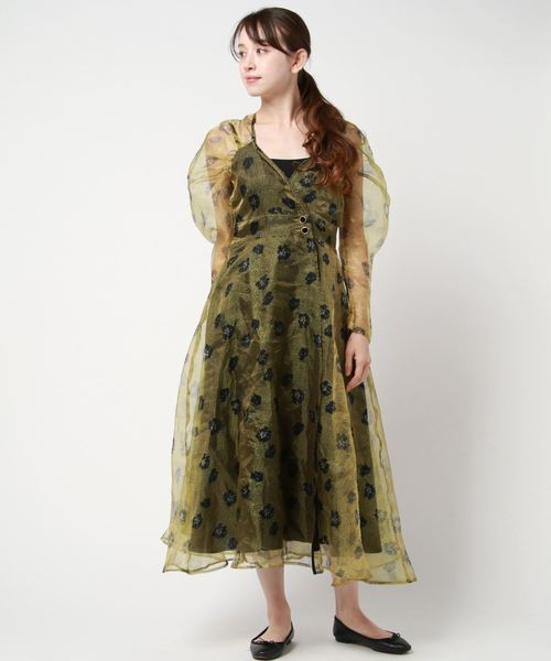Ray BEAMS（レイビームス）の「sister jane / Maxi Wrap Dress（ワンピース・レディース・イエロー・SMALL/MEDIUM）」の10枚目の写真