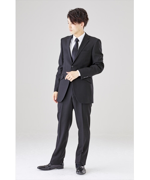 MONOIR(モノワール)の「濃染加工スーツ(アジャスター付き)(スーツジャケット・メンズ・ブラック・A3/A4/A7/A8/AB3/AB5/AB8/BB5/BB6/BB7/A5/A6/AB6/AB7/BB8)」の6枚目の写真