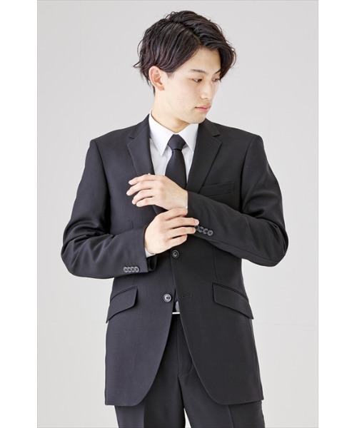 MONOIR(モノワール)の「濃染加工スーツ(アジャスター付き)(スーツジャケット・メンズ・ブラック・A3/A4/A7/A8/AB3/AB5/AB8/BB5/BB6/BB7/A5/A6/AB6/AB7/BB8)」の12枚目の写真