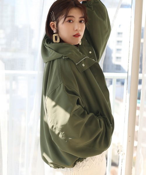 袖ボリュームマウンテンパーカー（ブルゾン）｜one after another NICE