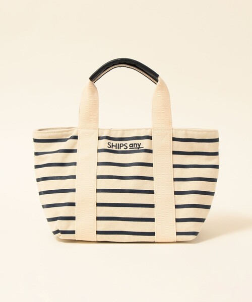 SHIPS any（シップス エニィ）の「SHIPS any:2WAYトート（トートバッグ・レディース・シルバー/オフホワイト/ネイビー/ブラック/ベージュ・ONE SIZE）」の2枚目の写真