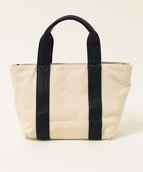 SHIPS any（シップス エニィ）の「SHIPS any:2WAYトート（トートバッグ・レディース・シルバー/オフホワイト/ネイビー/ブラック/ベージュ・ONE SIZE）」の8枚目の写真