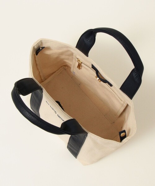 SHIPS any（シップス エニィ）の「SHIPS any:2WAYトート（トートバッグ・レディース・シルバー/オフホワイト/ネイビー/ブラック/ベージュ・ONE SIZE）」の12枚目の写真