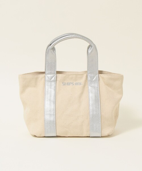 SHIPS any（シップス エニィ）の「SHIPS any:2WAYトート（トートバッグ・レディース・シルバー/オフホワイト/ネイビー/ブラック/ベージュ・ONE SIZE）」の19枚目の写真