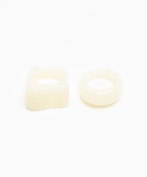WEGO | WEGO/【2点セット】クリアリング(リング)
