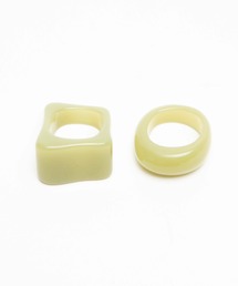 WEGO | WEGO/【2点セット】クリアリング(リング)