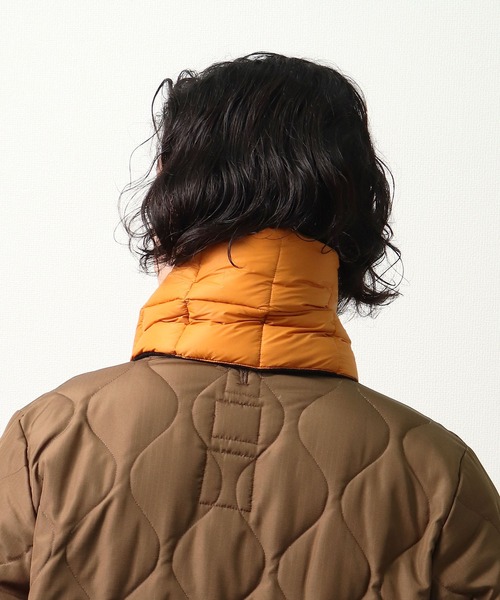 TAION(タイオン)の「【 TAION / タイオン 】DOWN MUFFLER リップダウンマフラー TAION-201MT‥(マフラー・メンズ・レッド/オレンジ/オリーブ/ライトグレー/ブラック/ベージュ/ネイビー/ダークオレンジ/ダークネイビー・FREE)」の14枚目の写真