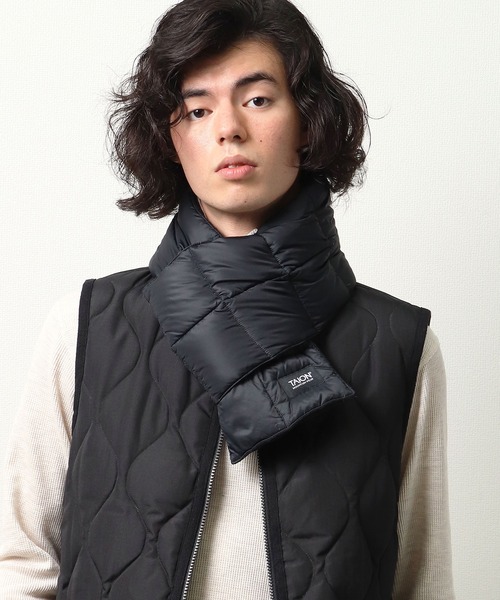 TAION(タイオン)の「【 TAION / タイオン 】DOWN MUFFLER リップダウンマフラー TAION-201MT‥(マフラー・メンズ・レッド/オレンジ/オリーブ/ライトグレー/ブラック/ベージュ/ネイビー/ダークオレンジ/ダークネイビー・FREE)」の22枚目の写真