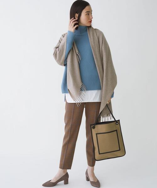 green label relaxing（グリーンレーベルリラクシング）の「SC サイセイ キャンバス トートバッグ（トートバッグ・レディース・オフホワイト/ベージュ/ブラック・FREE）」の8枚目の写真