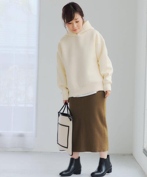 green label relaxing（グリーンレーベルリラクシング）の「SC サイセイ キャンバス トートバッグ（トートバッグ・レディース・オフホワイト/ベージュ/ブラック・FREE）」の10枚目の写真