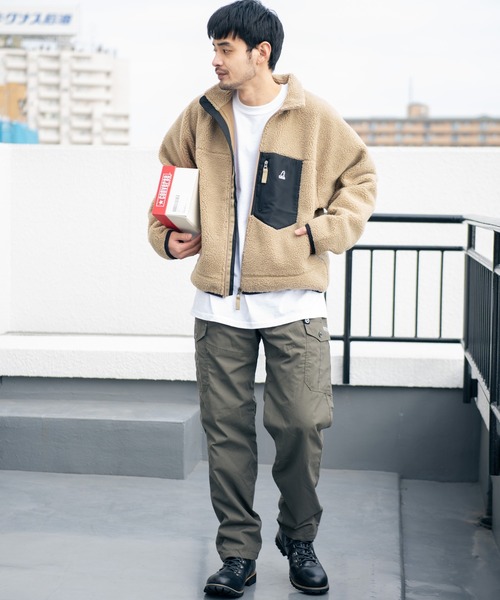 OUTDOOR PRODUCTS（アウトドアプロダクツ）の「OUTDOOR 裏メッシュカーゴパンツTCウェザー（カーゴパンツ・メンズ・ブラック/ベージュ/グレー/カーキ/ネイビー/ライトブラウン/ヘザーグレー・LARGE/X-LARGE/MEDIUM）」の8枚目の写真