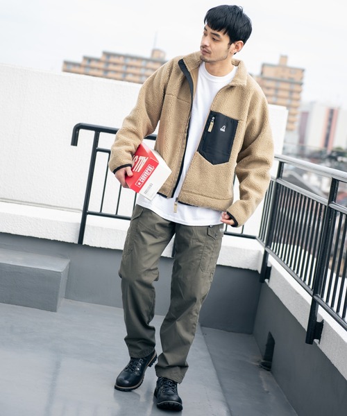 OUTDOOR PRODUCTS（アウトドアプロダクツ）の「OUTDOOR 裏メッシュカーゴパンツTCウェザー（カーゴパンツ・メンズ・ブラック/ベージュ/グレー/カーキ/ネイビー/ライトブラウン/ヘザーグレー・LARGE/X-LARGE/MEDIUM）」の9枚目の写真