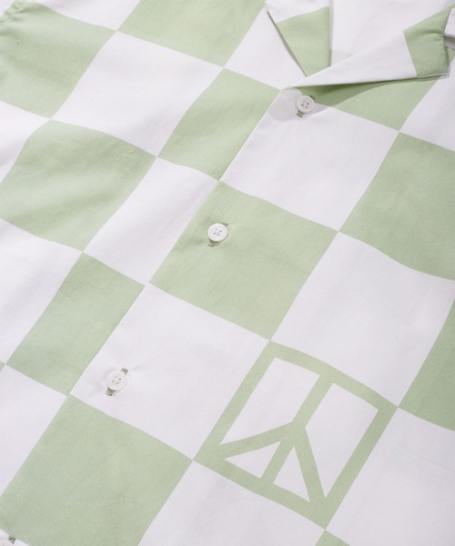 Saturdays NYC（サタデーズ ニューヨークシティ ）の「Canty Peace SS Shirt（シャツ/ブラウス・メンズ・サックスブルー・M/L/XL/X-SMALL/S）」の2枚目の写真