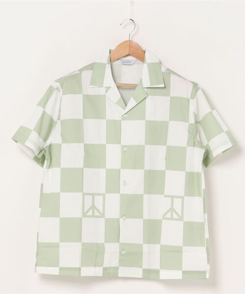 Saturdays NYC（サタデーズ ニューヨークシティ ）の「Canty Peace SS Shirt（シャツ/ブラウス・メンズ・サックスブルー・M/L/XL/X-SMALL/S）」の4枚目の写真