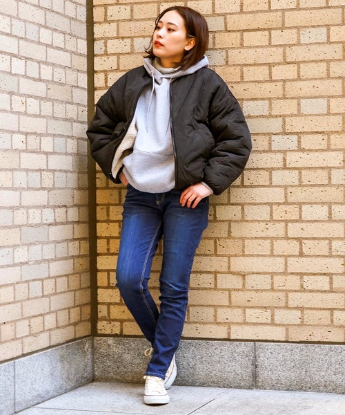 fort point(フォーポイント)の「【C-FORT POINT】あったかスキニーパンツ デニム ストレッチ素材 裏地が柔らかくて暖かい(デニムパンツ・レディース・ダークブルー/ブルー系その他・SMALL/MEDIUM/LARGE/X-LARGE)」の9枚目の写真
