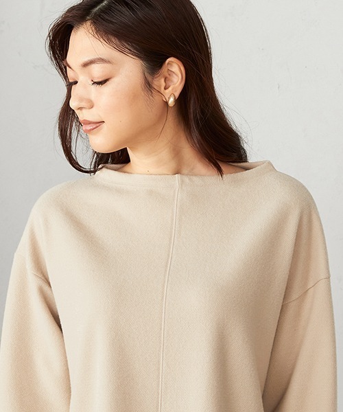COMME CA ISM(コムサイズム)の「ボトルネック ワンピース(ワンピース・レディース・ライトグレー/ブラック/ベージュ・MEDIUM/LARGE)」の12枚目の写真
