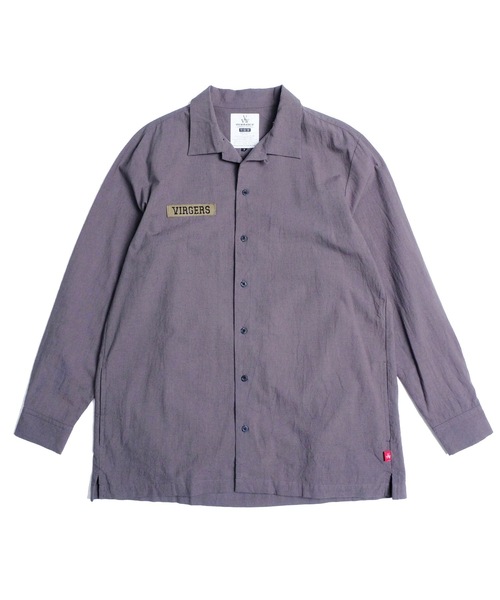 VIRGOwearworks（ヴァルゴウェアワークス）の「Relaxed uniform shirts（シャツ/ブラウス・メンズ・チャコールグレー/ブラック/ベージュ・2/3/4）」の4枚目の写真