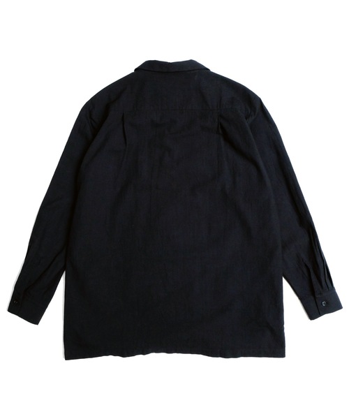 VIRGOwearworks（ヴァルゴウェアワークス）の「Relaxed uniform shirts（シャツ/ブラウス・メンズ・チャコールグレー/ブラック/ベージュ・2/3/4）」の8枚目の写真
